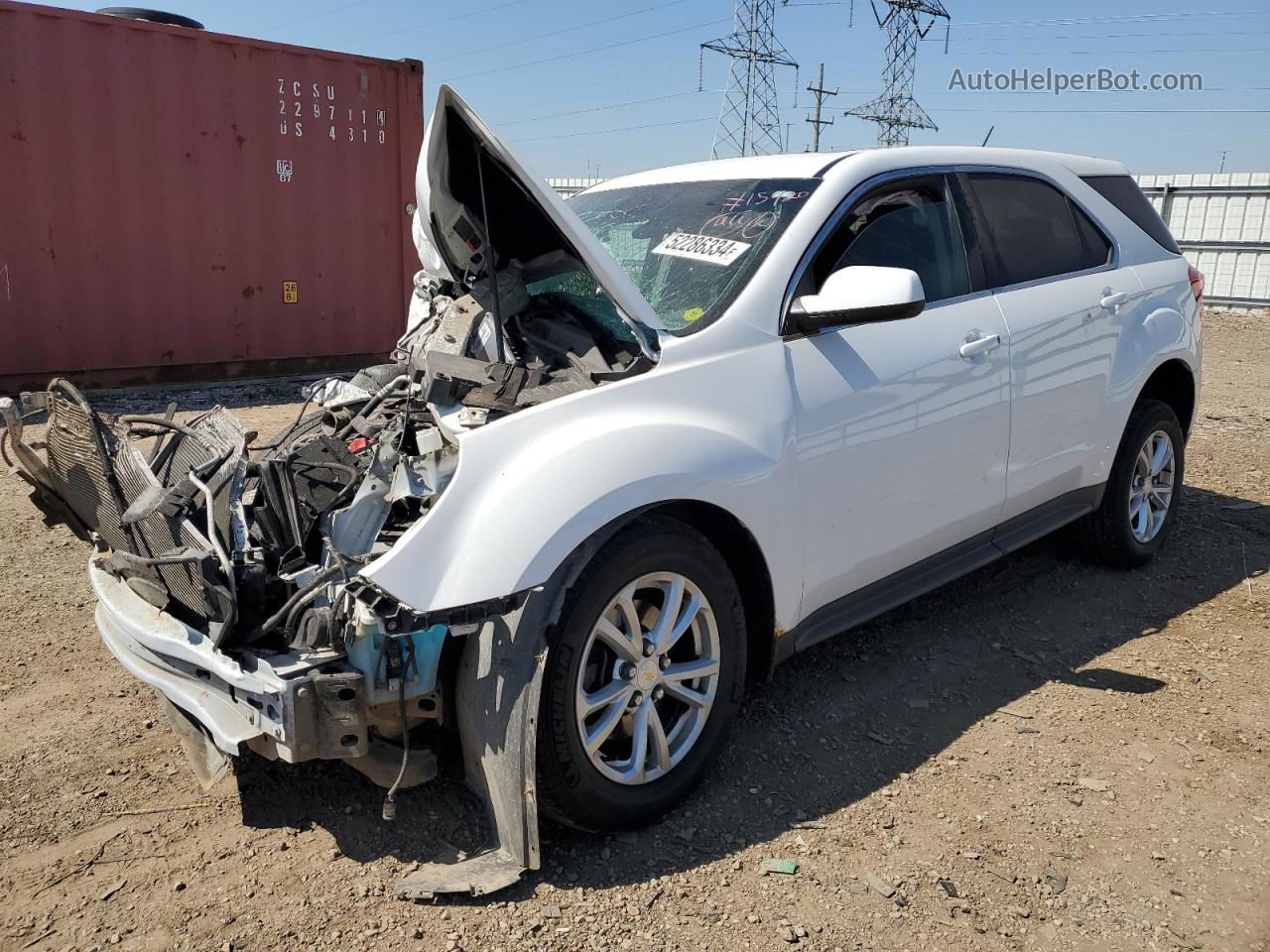 2016 Chevrolet Equinox Lt Белый vin: 2GNFLFEK2G6234566