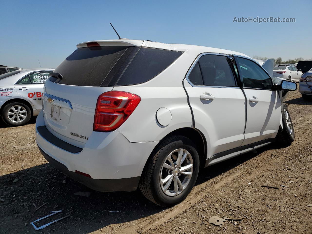 2016 Chevrolet Equinox Lt Белый vin: 2GNFLFEK2G6234566