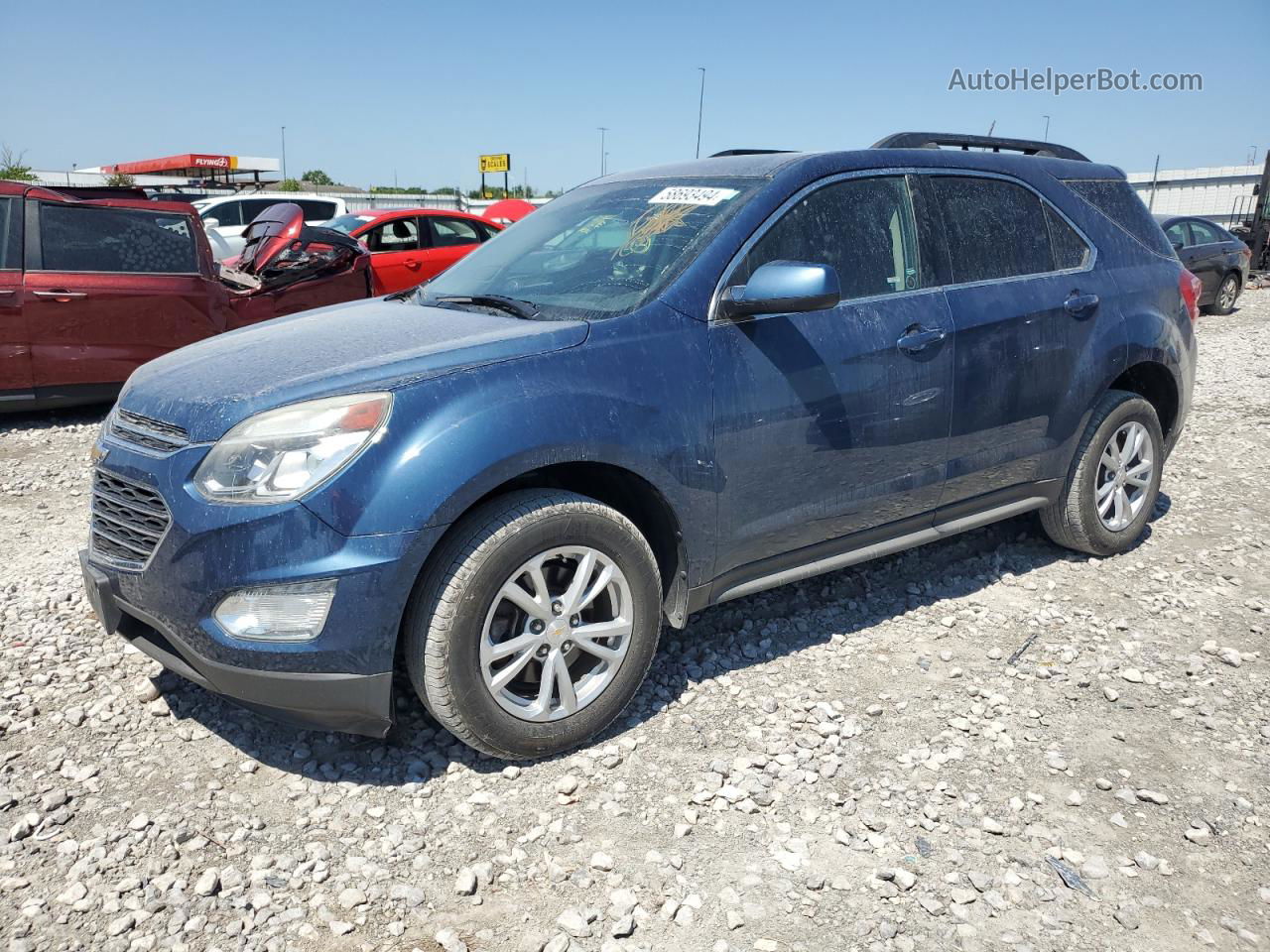 2016 Chevrolet Equinox Lt Blue vin: 2GNFLFEK2G6291639