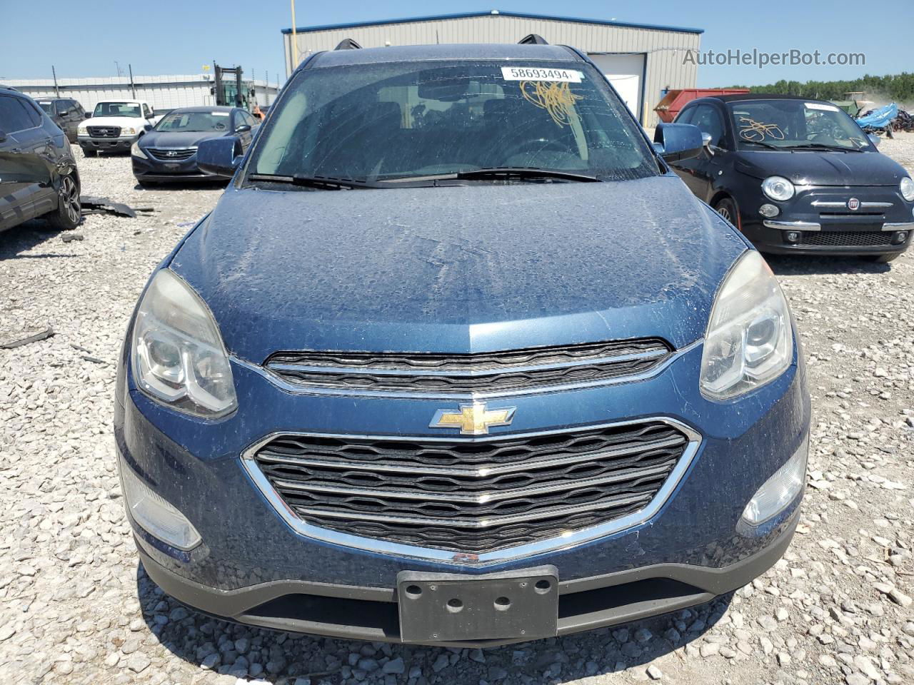 2016 Chevrolet Equinox Lt Blue vin: 2GNFLFEK2G6291639