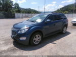 2017 Chevrolet Equinox Lt Синий vin: 2GNFLFEK2H6111867