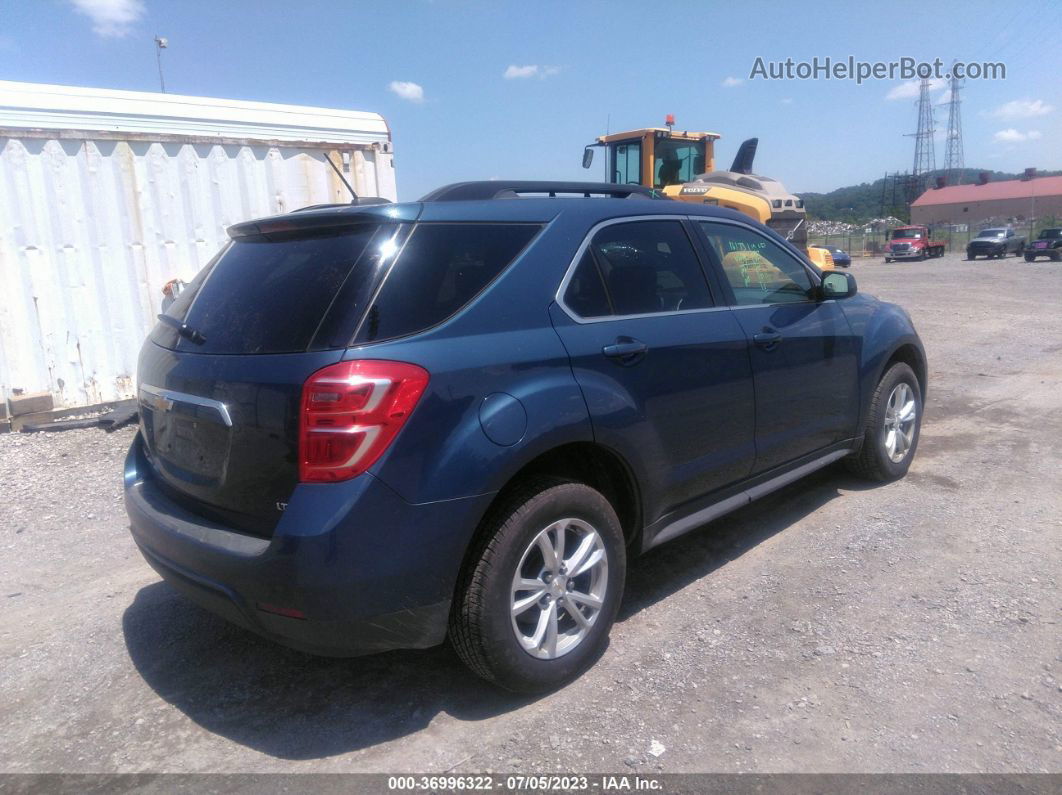 2017 Chevrolet Equinox Lt Синий vin: 2GNFLFEK2H6111867