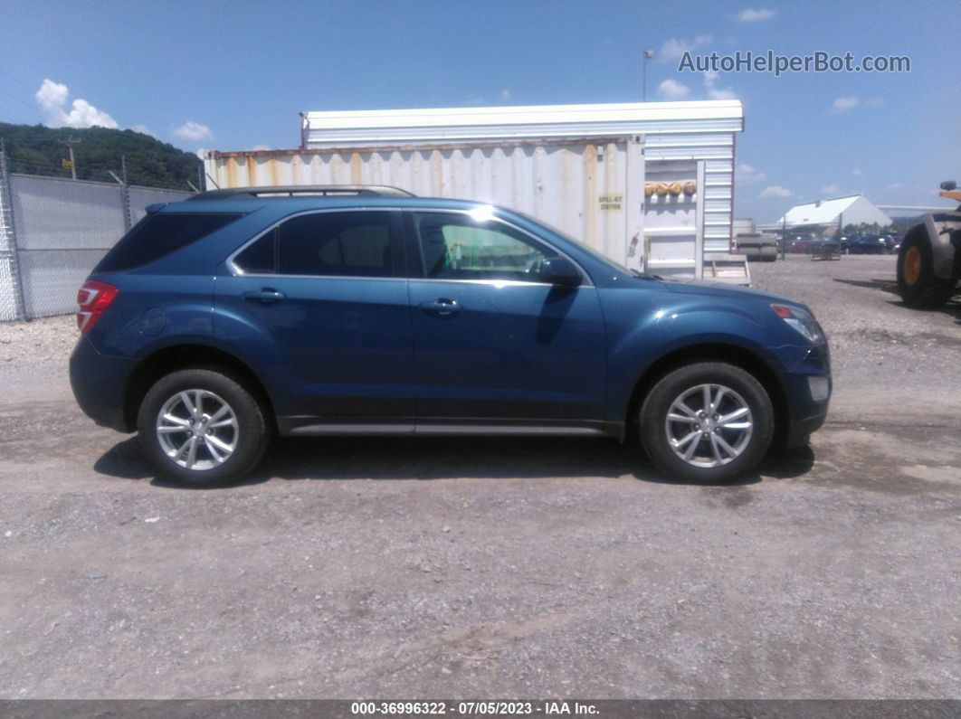 2017 Chevrolet Equinox Lt Синий vin: 2GNFLFEK2H6111867