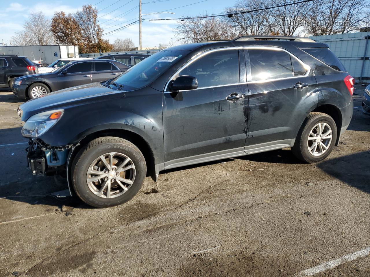 2017 Chevrolet Equinox Lt Черный vin: 2GNFLFEK2H6150927