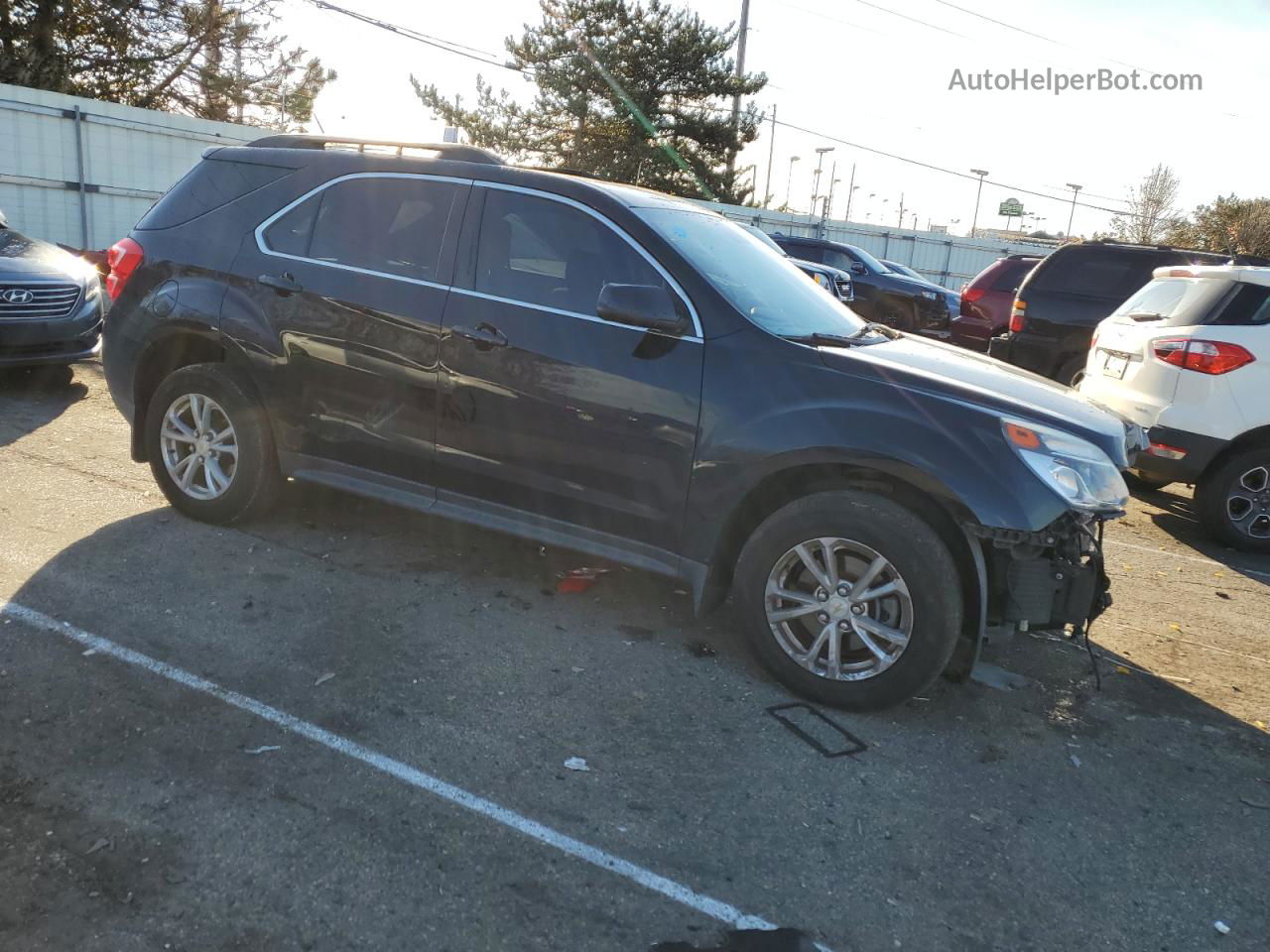 2017 Chevrolet Equinox Lt Черный vin: 2GNFLFEK2H6150927