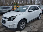 2017 Chevrolet Equinox Lt White vin: 2GNFLFEK2H6210365