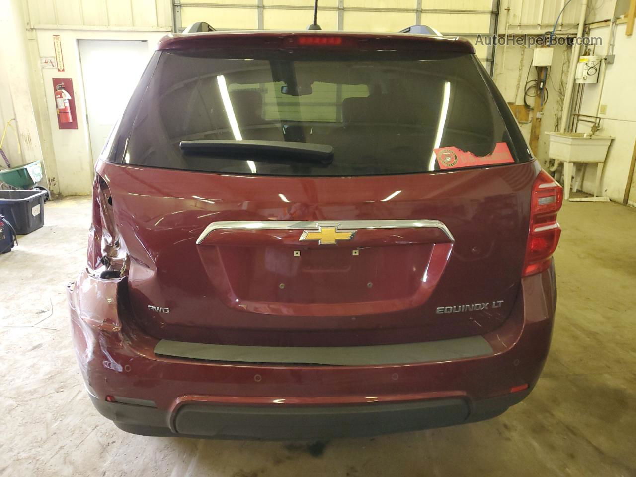 2016 Chevrolet Equinox Lt Красный vin: 2GNFLFEK3G6149817