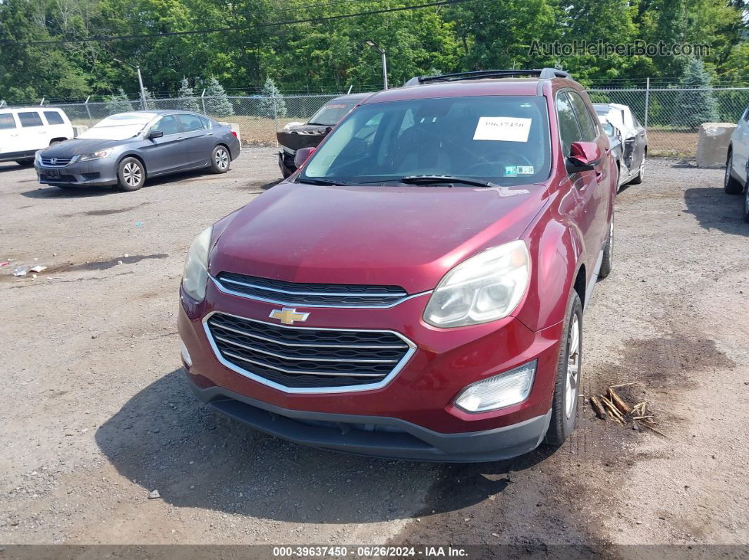 2016 Chevrolet Equinox Lt Burgundy vin: 2GNFLFEK3G6159568