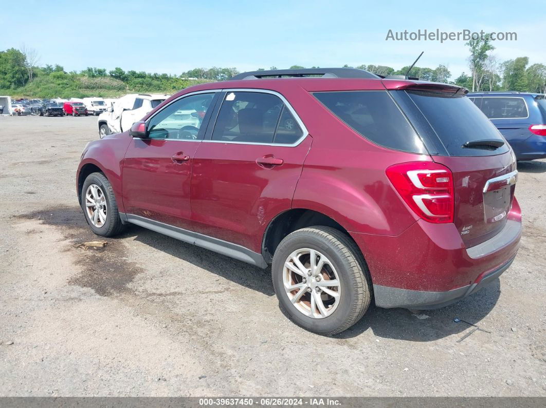 2016 Chevrolet Equinox Lt Burgundy vin: 2GNFLFEK3G6159568