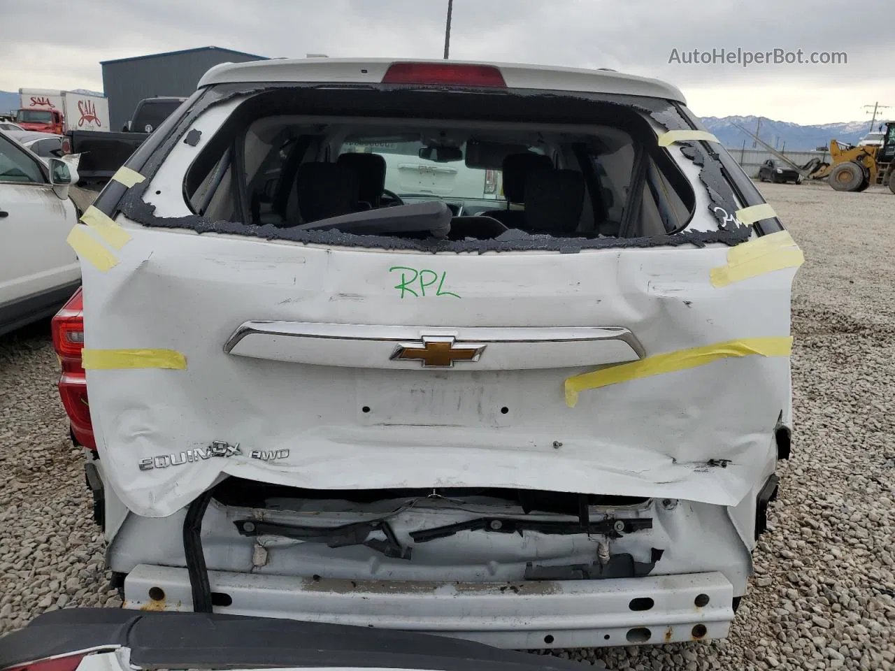 2017 Chevrolet Equinox Lt White vin: 2GNFLFEK3H6118844