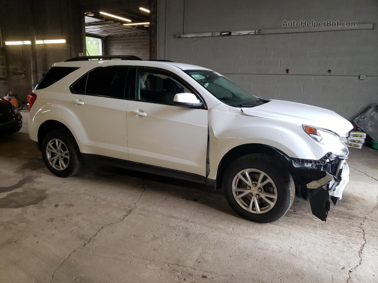 2017 Chevrolet Equinox Lt White vin: 2GNFLFEK3H6151519