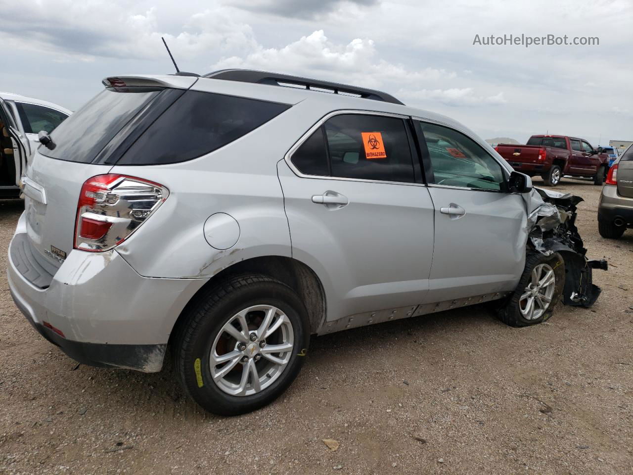 2016 Chevrolet Equinox Lt Silver vin: 2GNFLFEK4G6273966