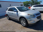 2016 Chevrolet Equinox Lt Silver vin: 2GNFLFEK4G6292758