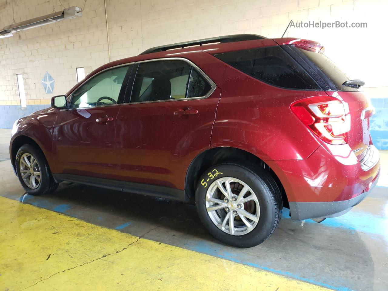 2017 Chevrolet Equinox Lt Burgundy vin: 2GNFLFEK4H6247059