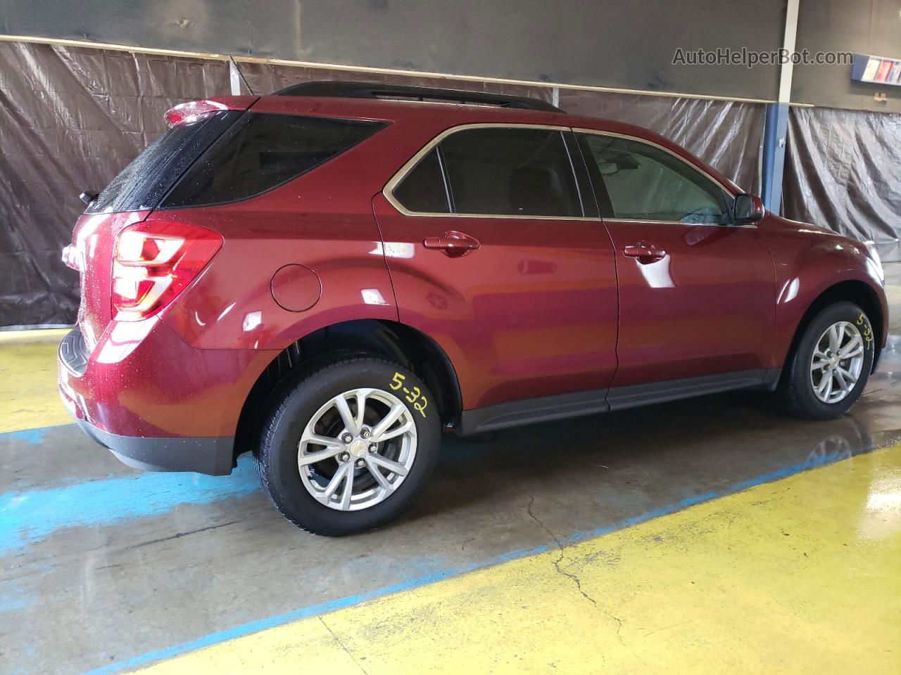 2017 Chevrolet Equinox Lt Burgundy vin: 2GNFLFEK4H6247059