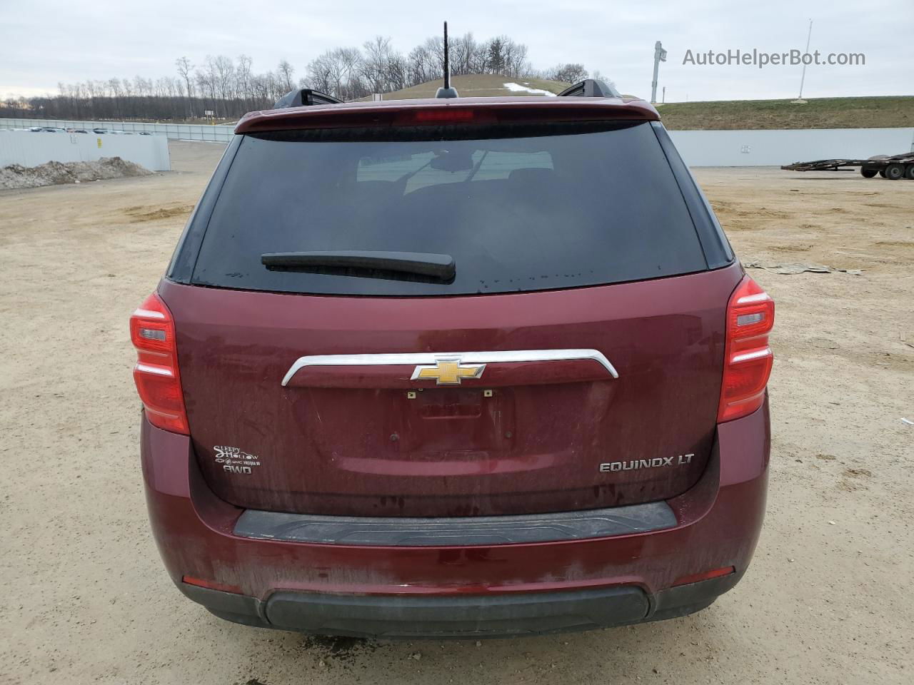 2016 Chevrolet Equinox Lt Red vin: 2GNFLFEK5G6140634