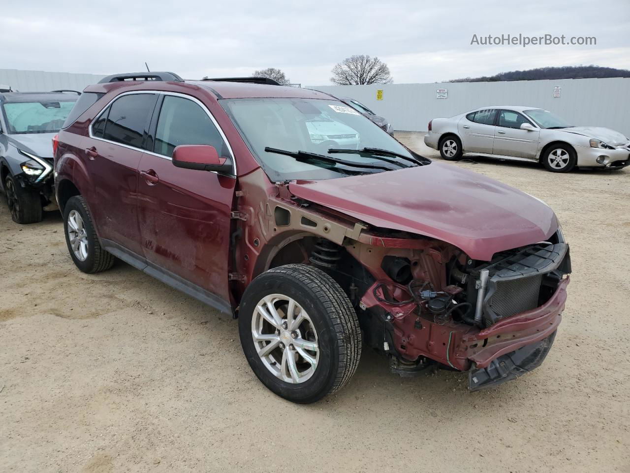 2016 Chevrolet Equinox Lt Red vin: 2GNFLFEK5G6140634