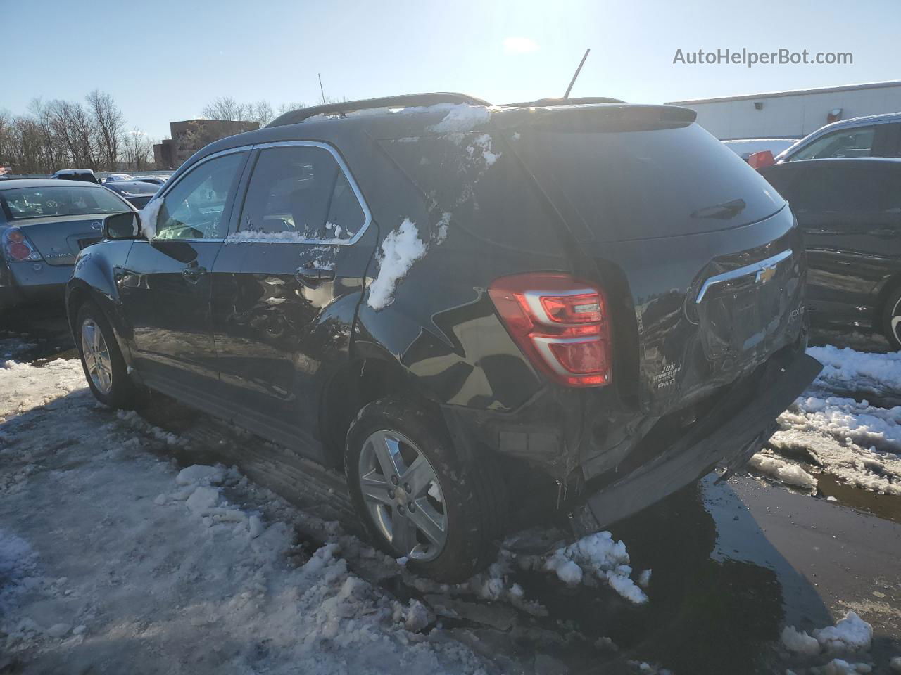 2016 Chevrolet Equinox Lt Черный vin: 2GNFLFEK5G6163783