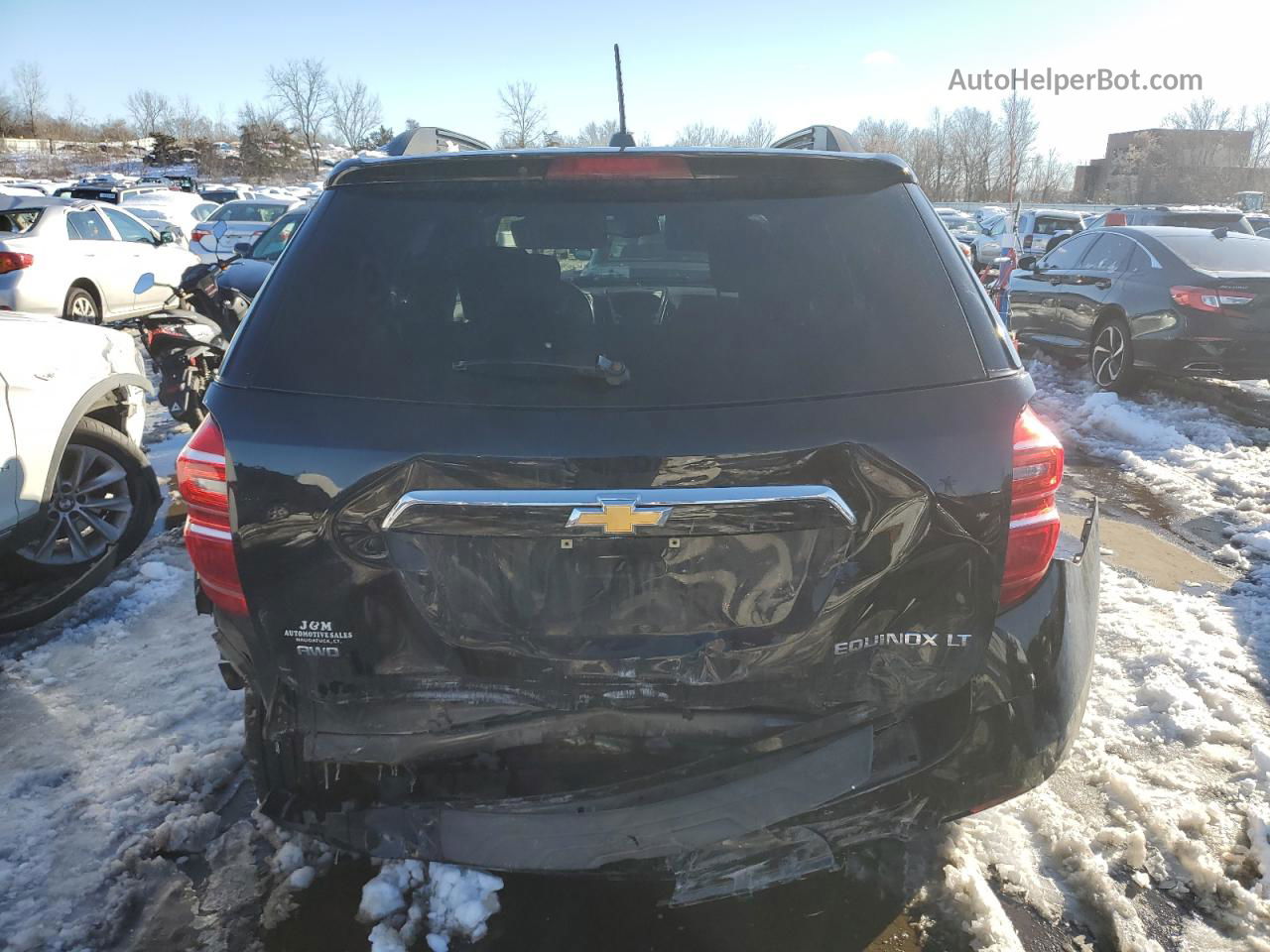 2016 Chevrolet Equinox Lt Черный vin: 2GNFLFEK5G6163783