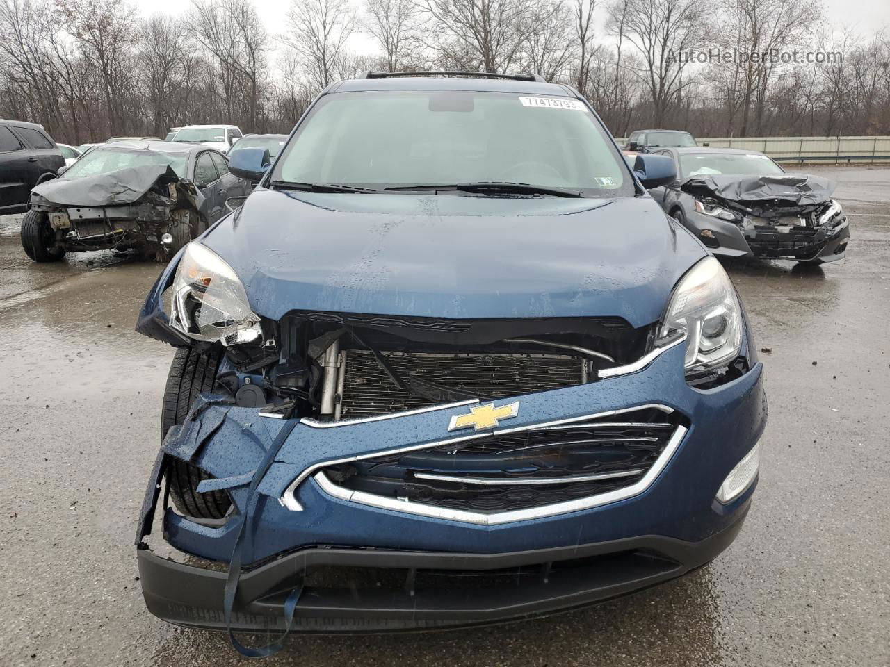 2016 Chevrolet Equinox Lt Blue vin: 2GNFLFEK5G6258702