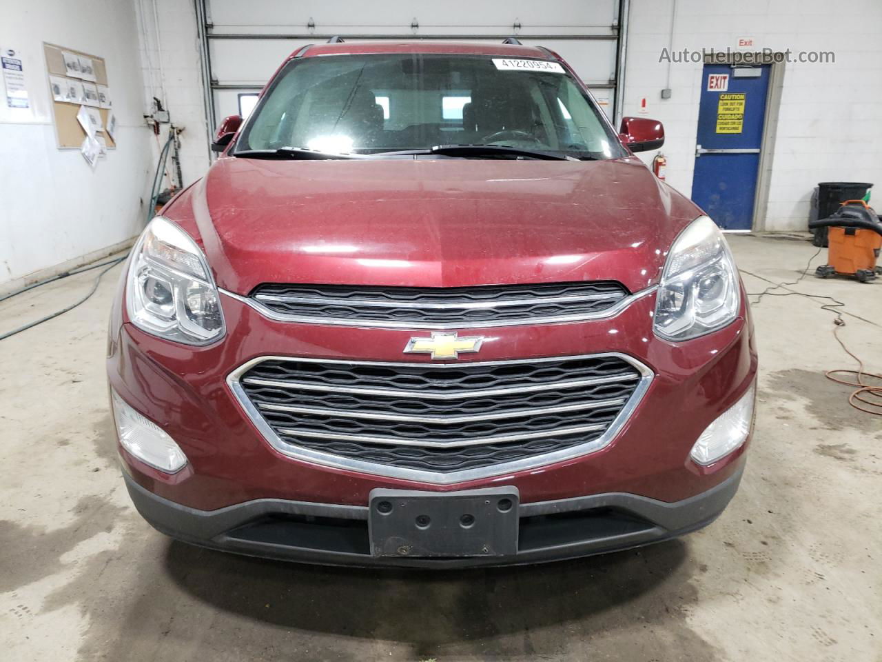 2016 Chevrolet Equinox Lt Burgundy vin: 2GNFLFEK5G6269988