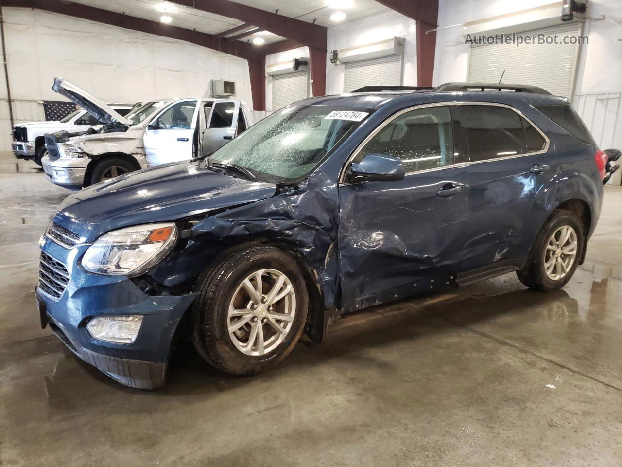 2016 Chevrolet Equinox Lt Blue vin: 2GNFLFEK5G6273555