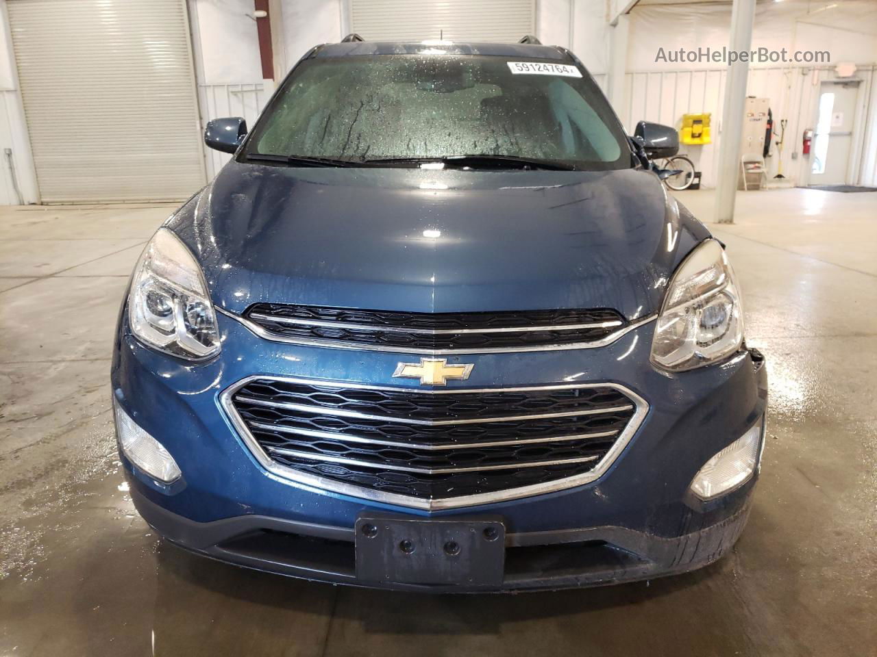 2016 Chevrolet Equinox Lt Синий vin: 2GNFLFEK5G6273555