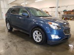 2016 Chevrolet Equinox Lt Синий vin: 2GNFLFEK5G6273555