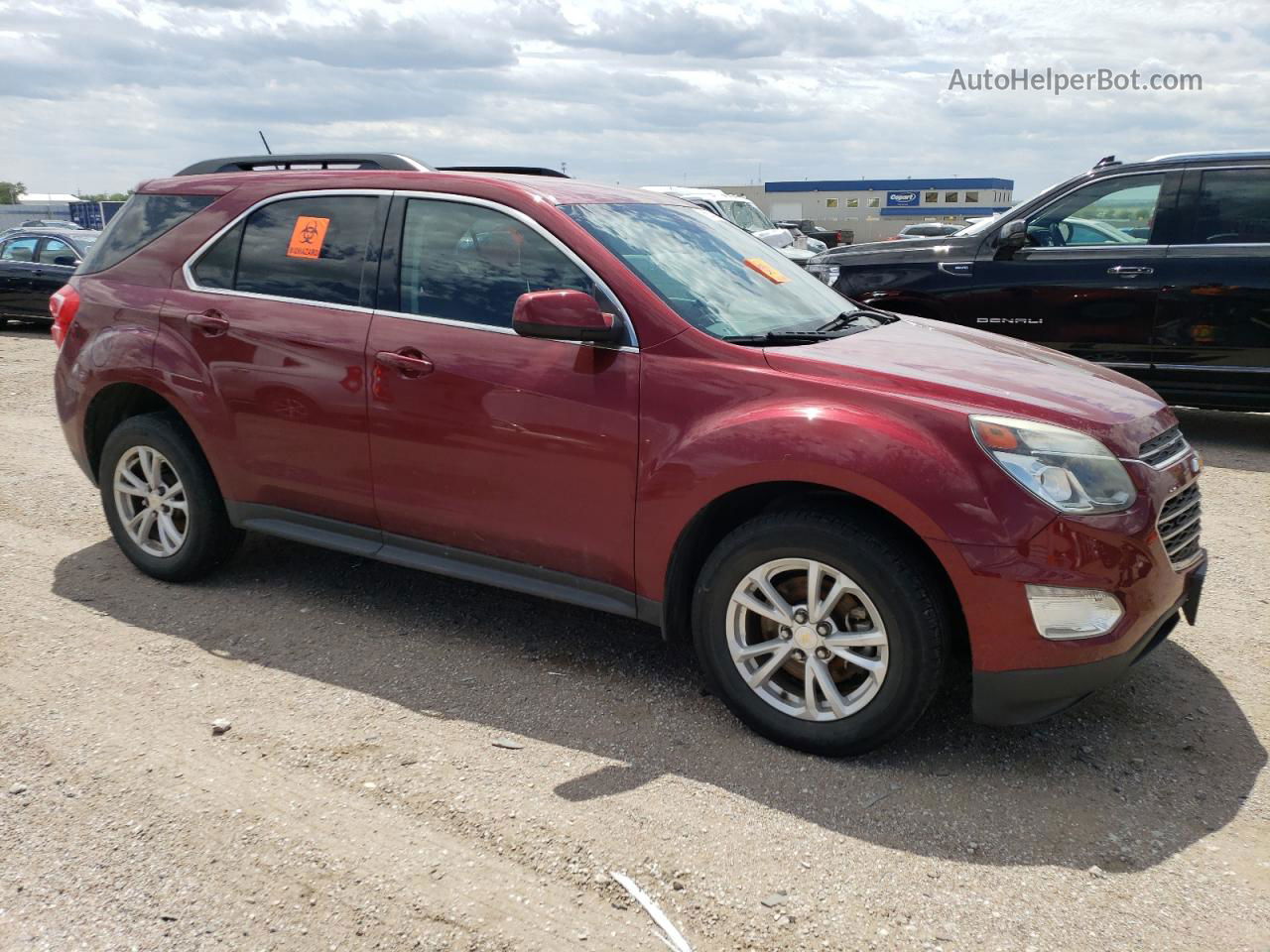 2017 Chevrolet Equinox Lt Burgundy vin: 2GNFLFEK5H6120336