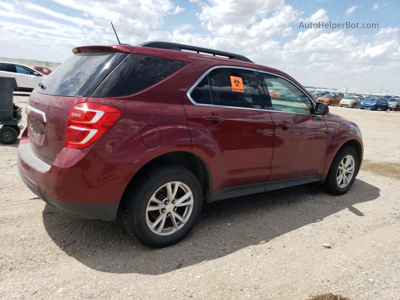 2017 Chevrolet Equinox Lt Burgundy vin: 2GNFLFEK5H6120336