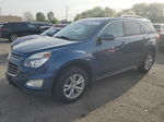 2017 Chevrolet Equinox Lt Blue vin: 2GNFLFEK5H6220744