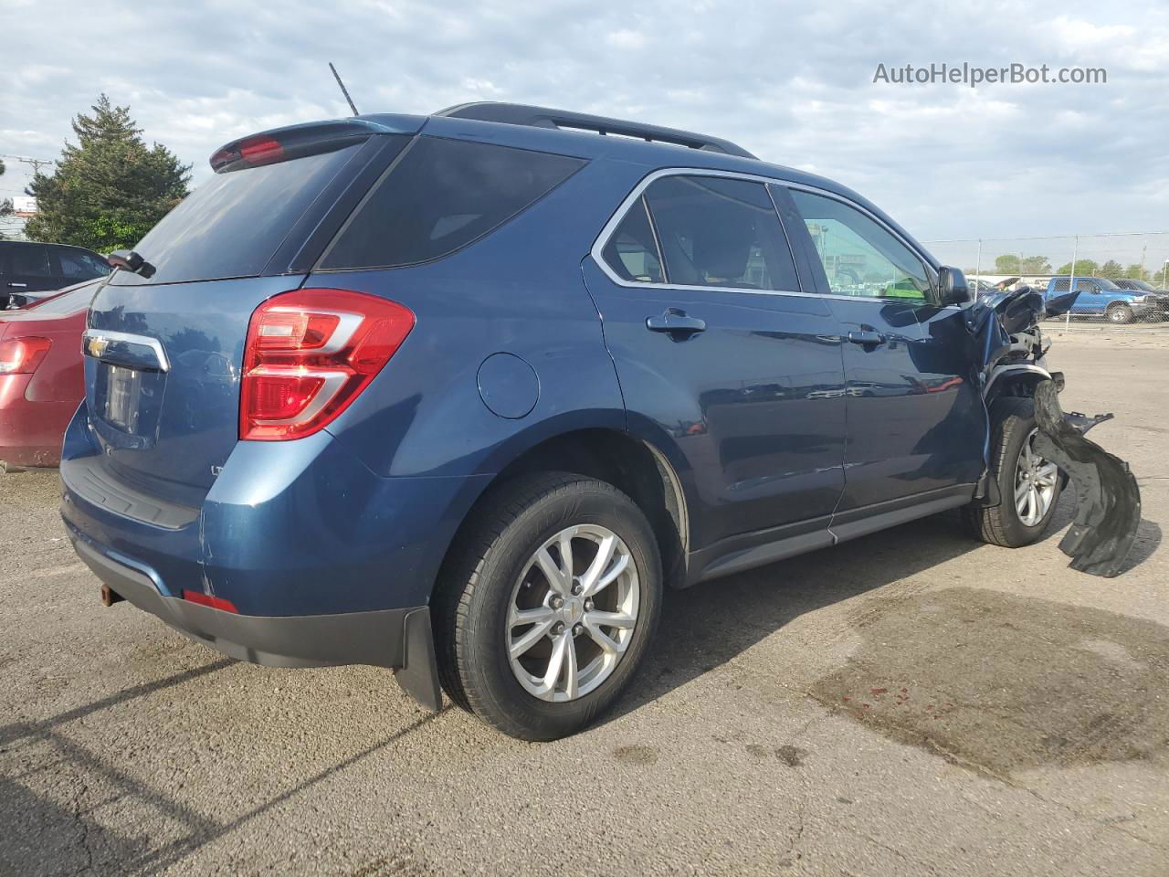 2017 Chevrolet Equinox Lt Blue vin: 2GNFLFEK5H6220744