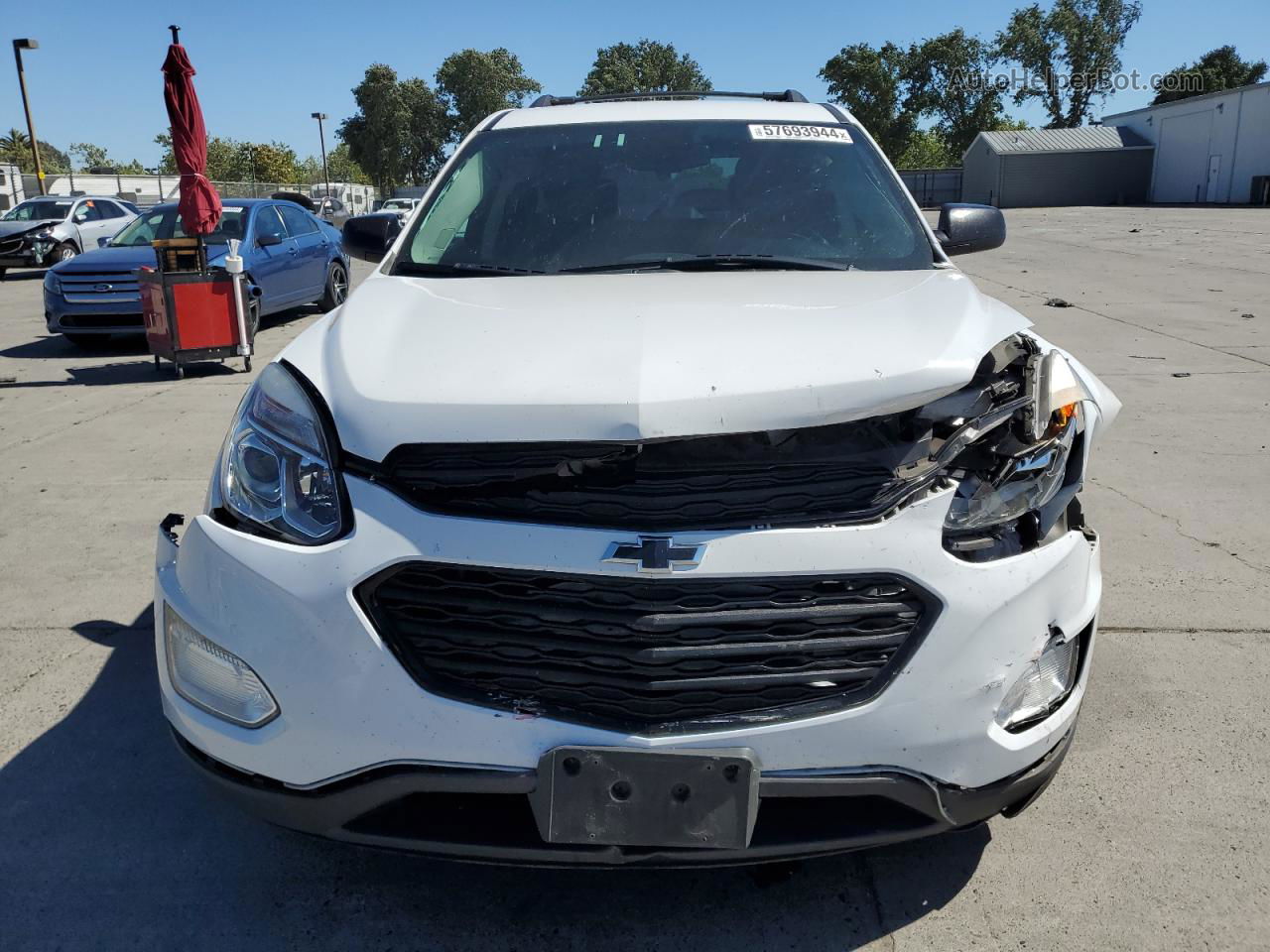 2017 Chevrolet Equinox Lt White vin: 2GNFLFEK5H6298716