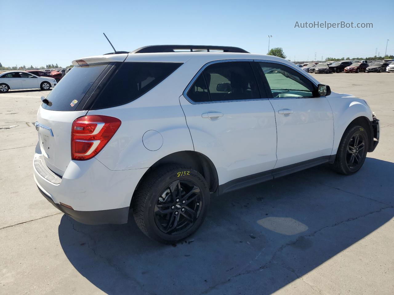 2017 Chevrolet Equinox Lt White vin: 2GNFLFEK5H6298716