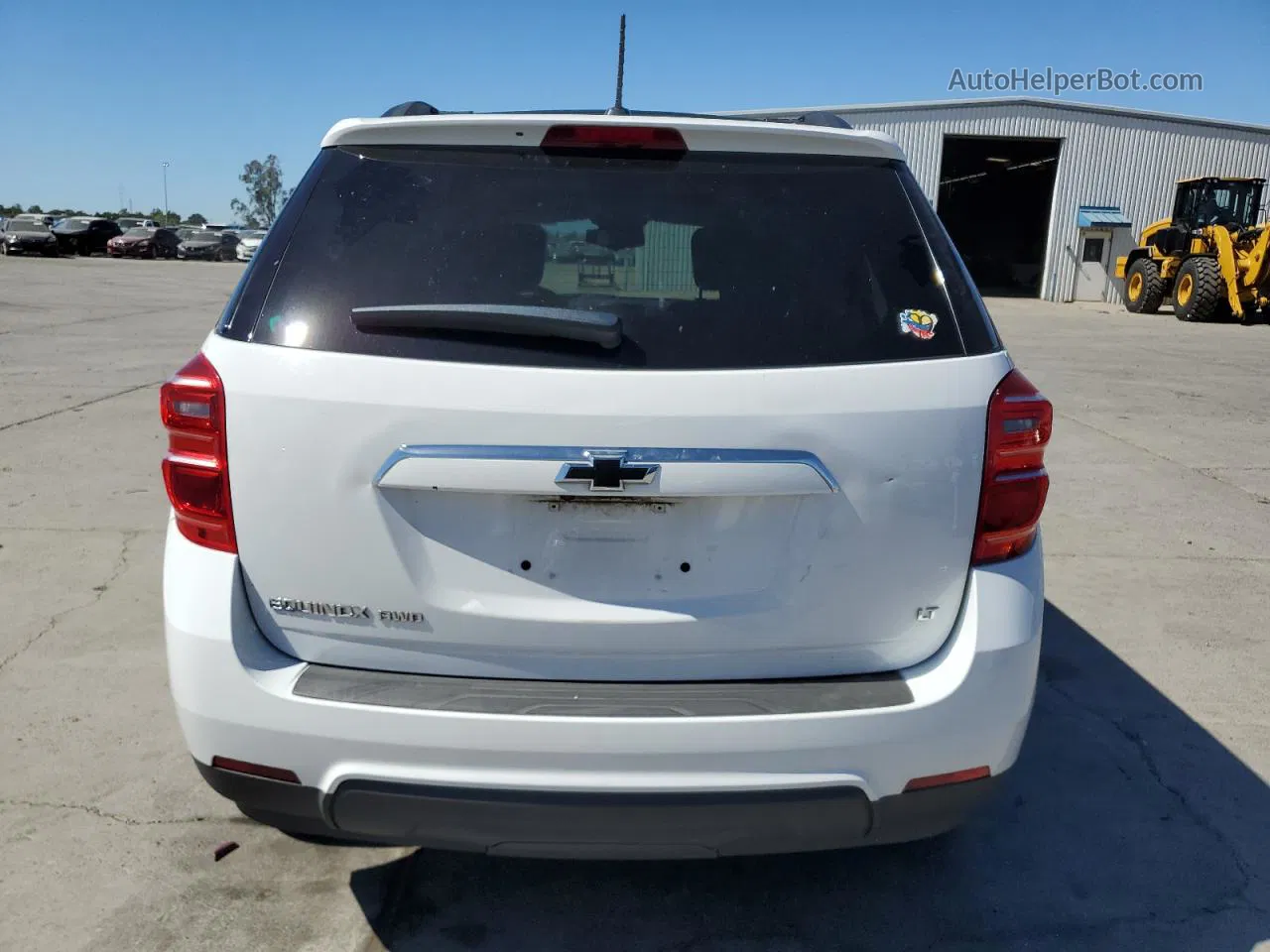 2017 Chevrolet Equinox Lt White vin: 2GNFLFEK5H6298716