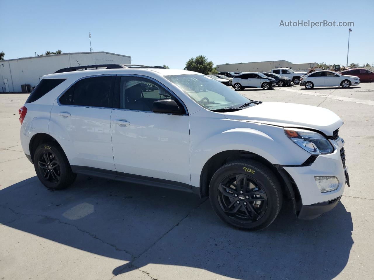 2017 Chevrolet Equinox Lt White vin: 2GNFLFEK5H6298716