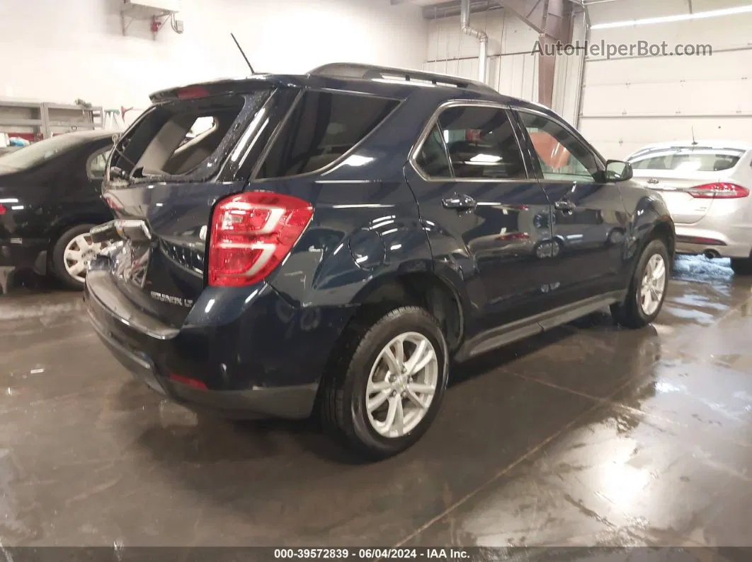 2016 Chevrolet Equinox Lt Синий vin: 2GNFLFEK6G6169916