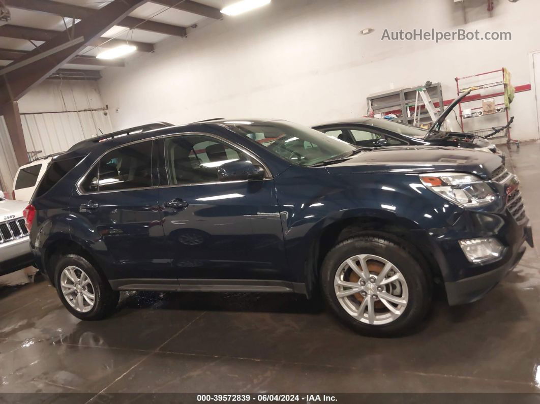 2016 Chevrolet Equinox Lt Синий vin: 2GNFLFEK6G6169916