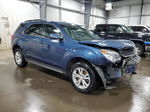 2016 Chevrolet Equinox Lt Синий vin: 2GNFLFEK6G6244338