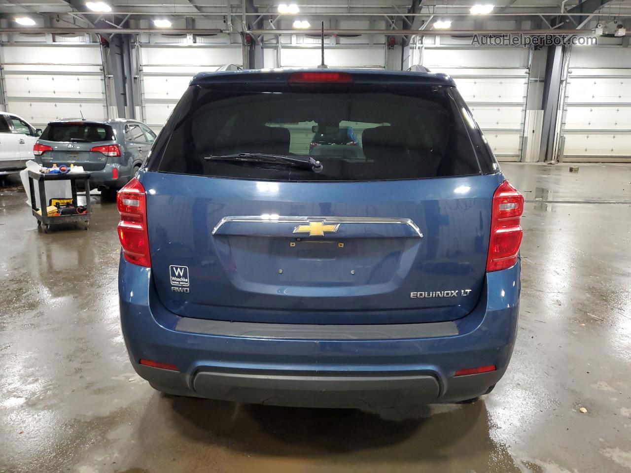 2016 Chevrolet Equinox Lt Синий vin: 2GNFLFEK6G6244338