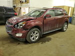 2016 Chevrolet Equinox Lt Red vin: 2GNFLFEK6G6315540