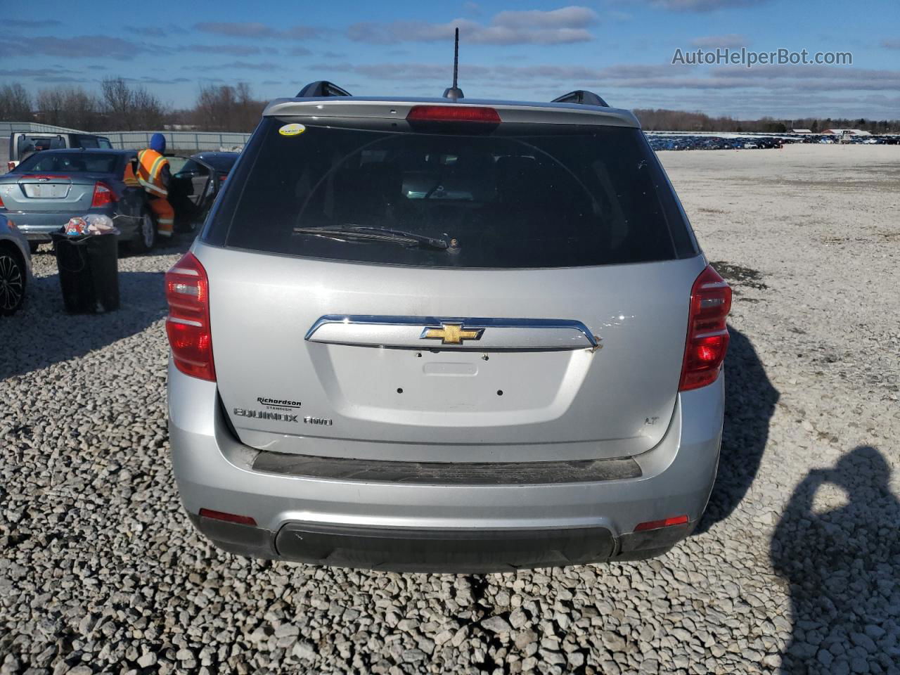 2017 Chevrolet Equinox Lt Silver vin: 2GNFLFEK6H6153443