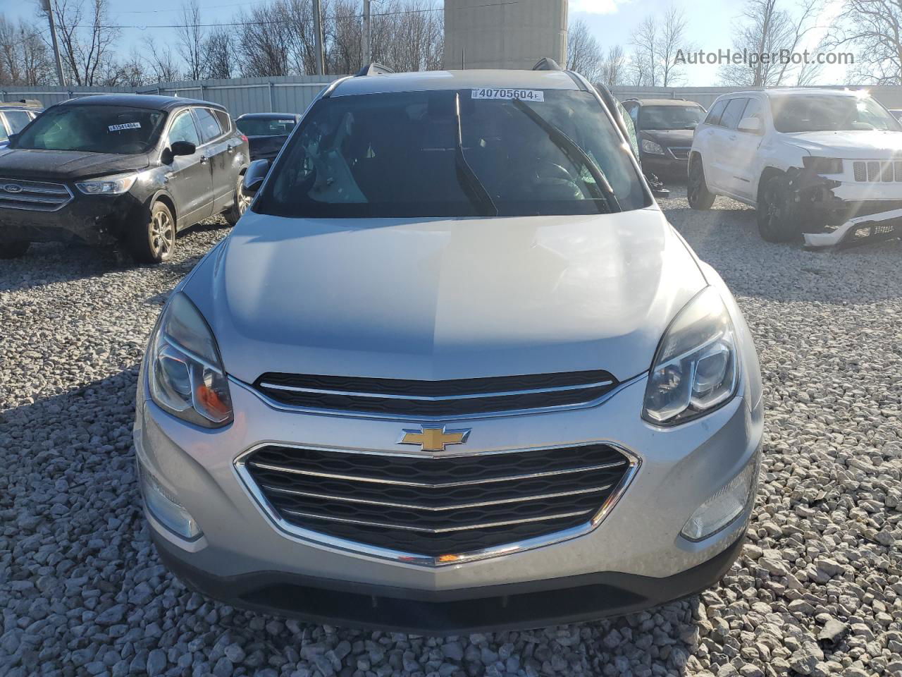 2017 Chevrolet Equinox Lt Silver vin: 2GNFLFEK6H6153443