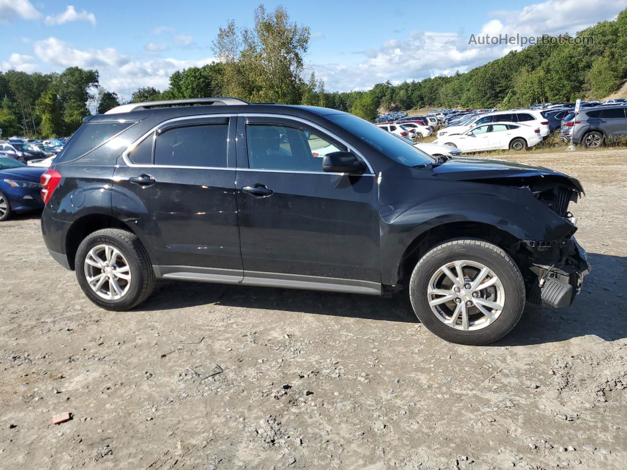 2017 Chevrolet Equinox Lt Черный vin: 2GNFLFEK6H6303843