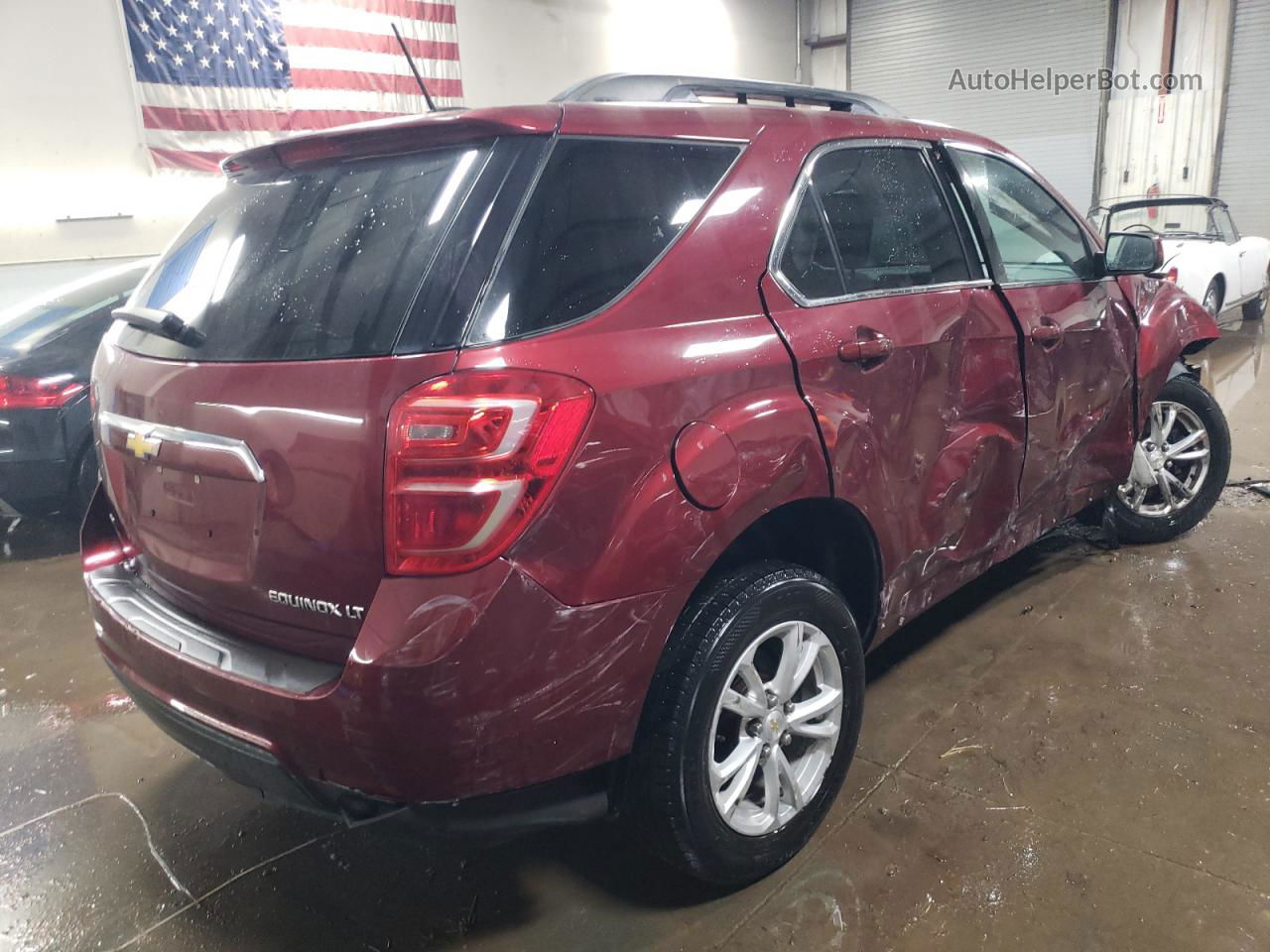 2016 Chevrolet Equinox Lt Red vin: 2GNFLFEK7G6221599