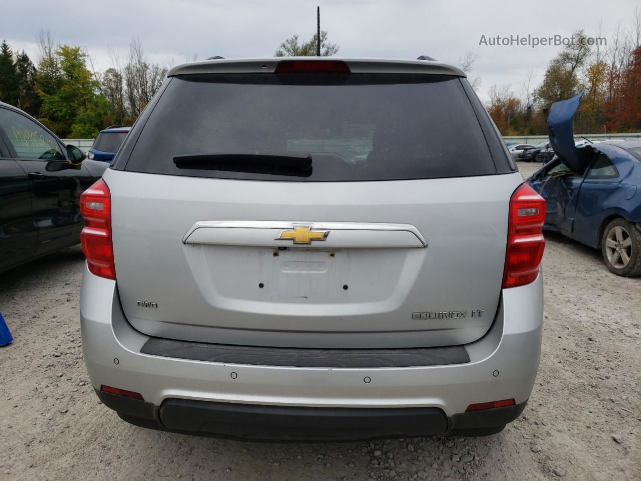 2016 Chevrolet Equinox Lt Silver vin: 2GNFLFEK7G6245580