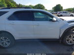 2017 Chevrolet Equinox Lt White vin: 2GNFLFEK7H6130592