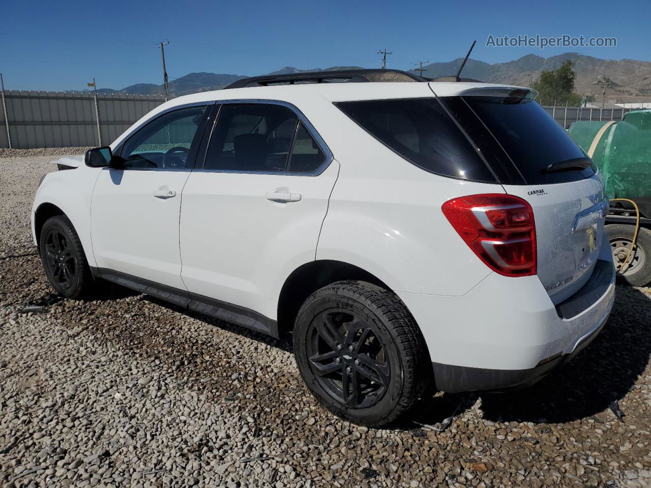 2017 Chevrolet Equinox Lt White vin: 2GNFLFEK7H6197161