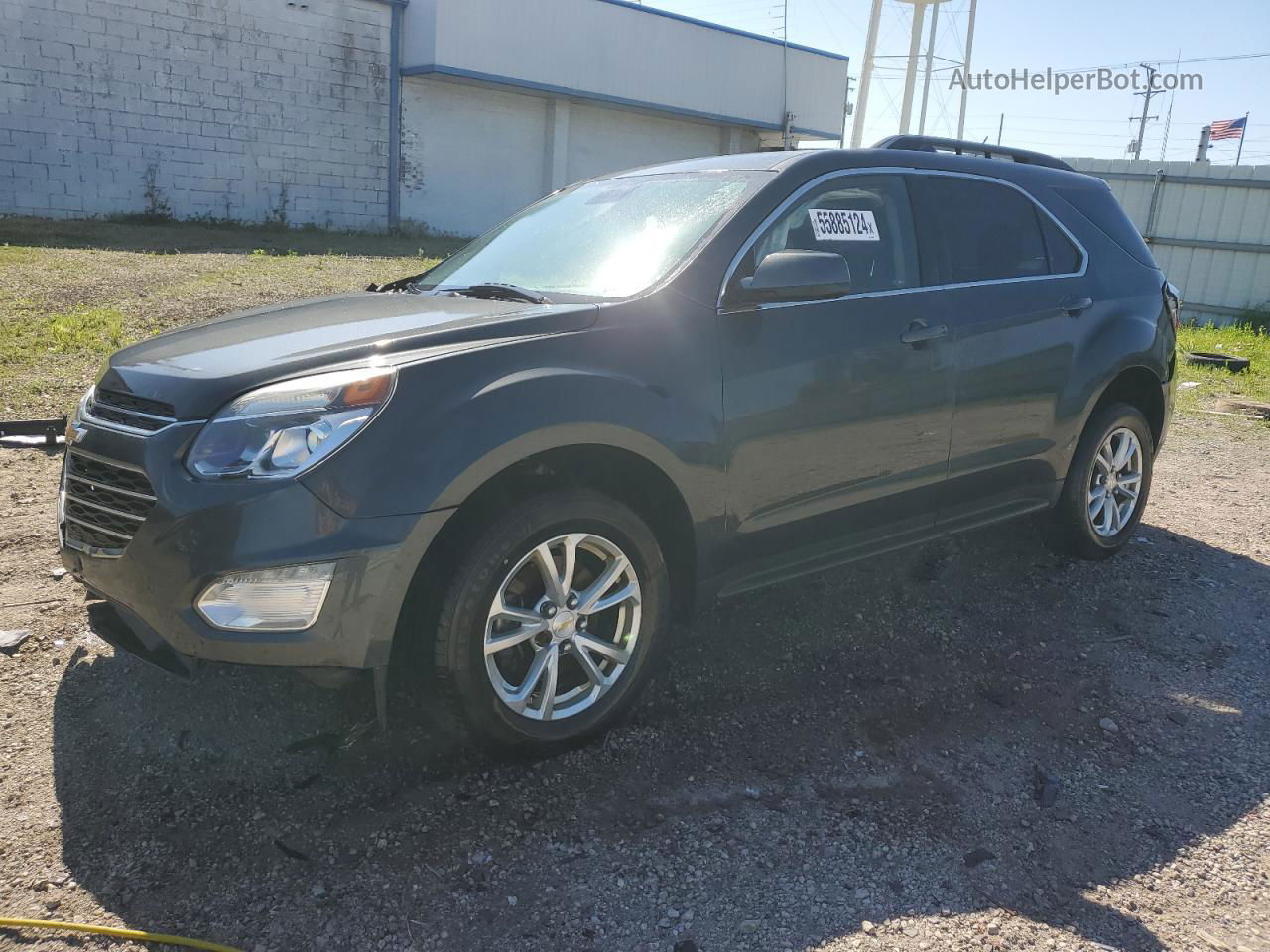 2017 Chevrolet Equinox Lt Черный vin: 2GNFLFEK7H6206098