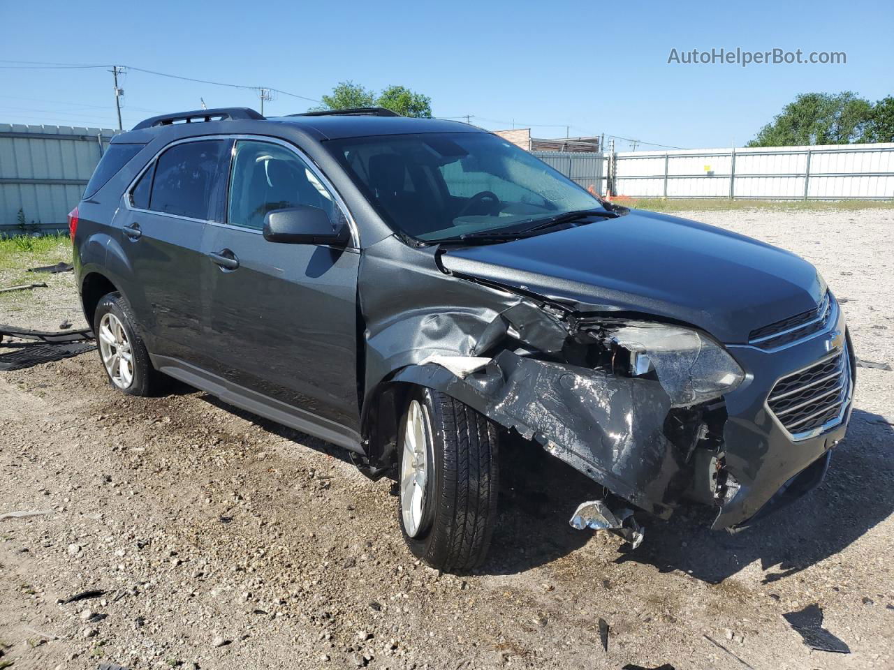 2017 Chevrolet Equinox Lt Черный vin: 2GNFLFEK7H6206098